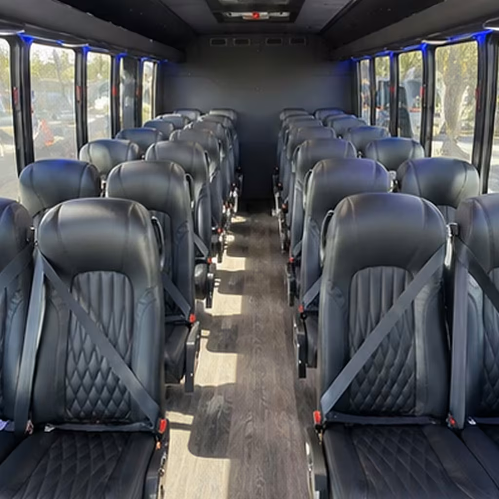 28 passenger minibus inside