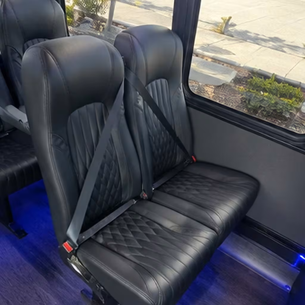 35 passenger minibus interior