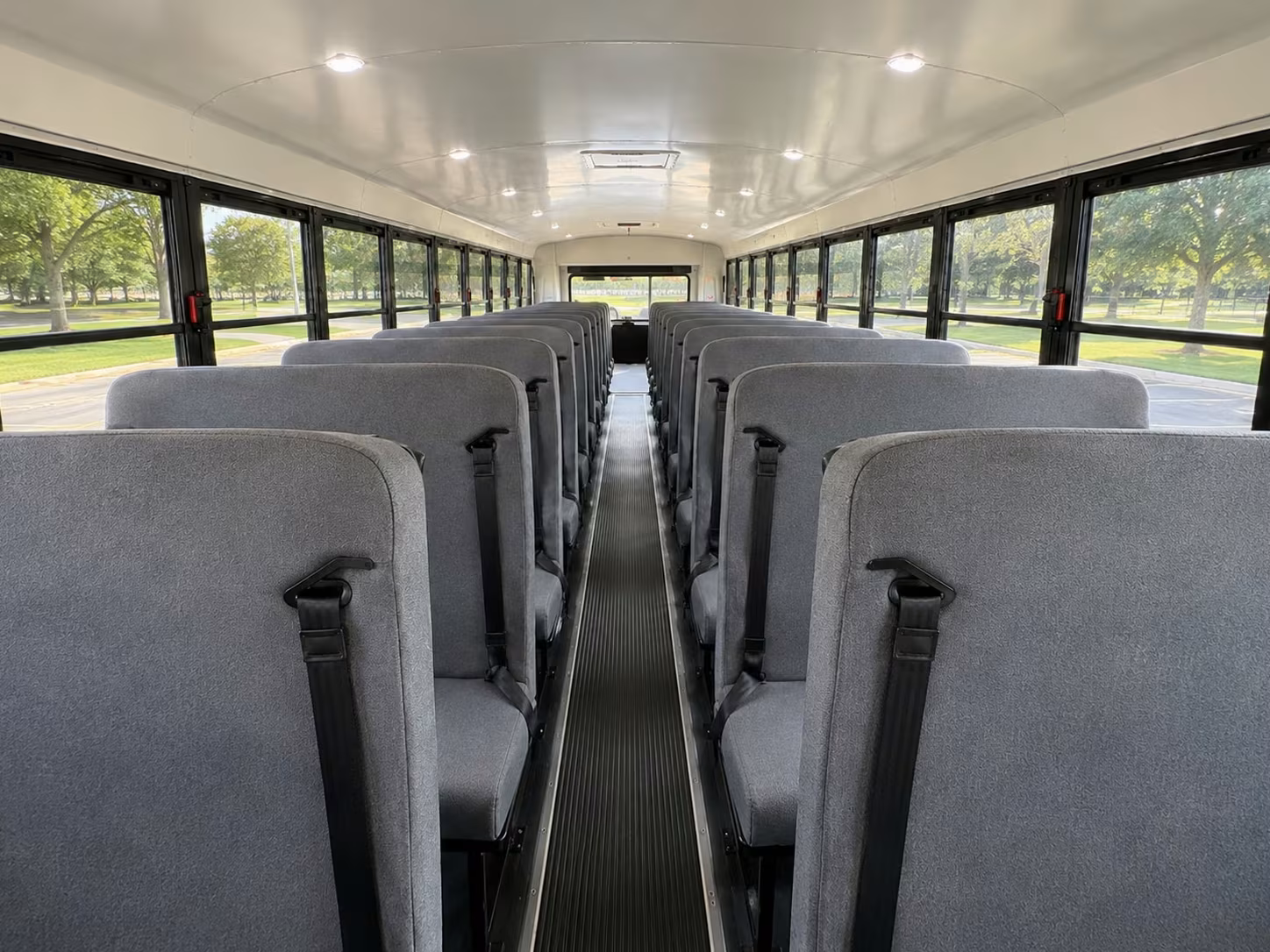 school bus interior